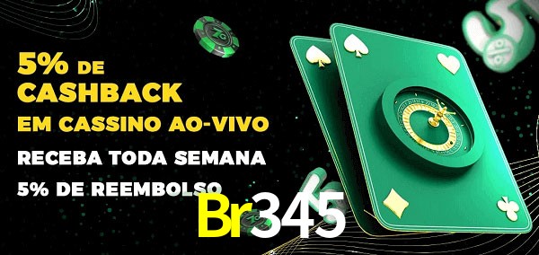 Promoções do cassino ao Vivo Br345